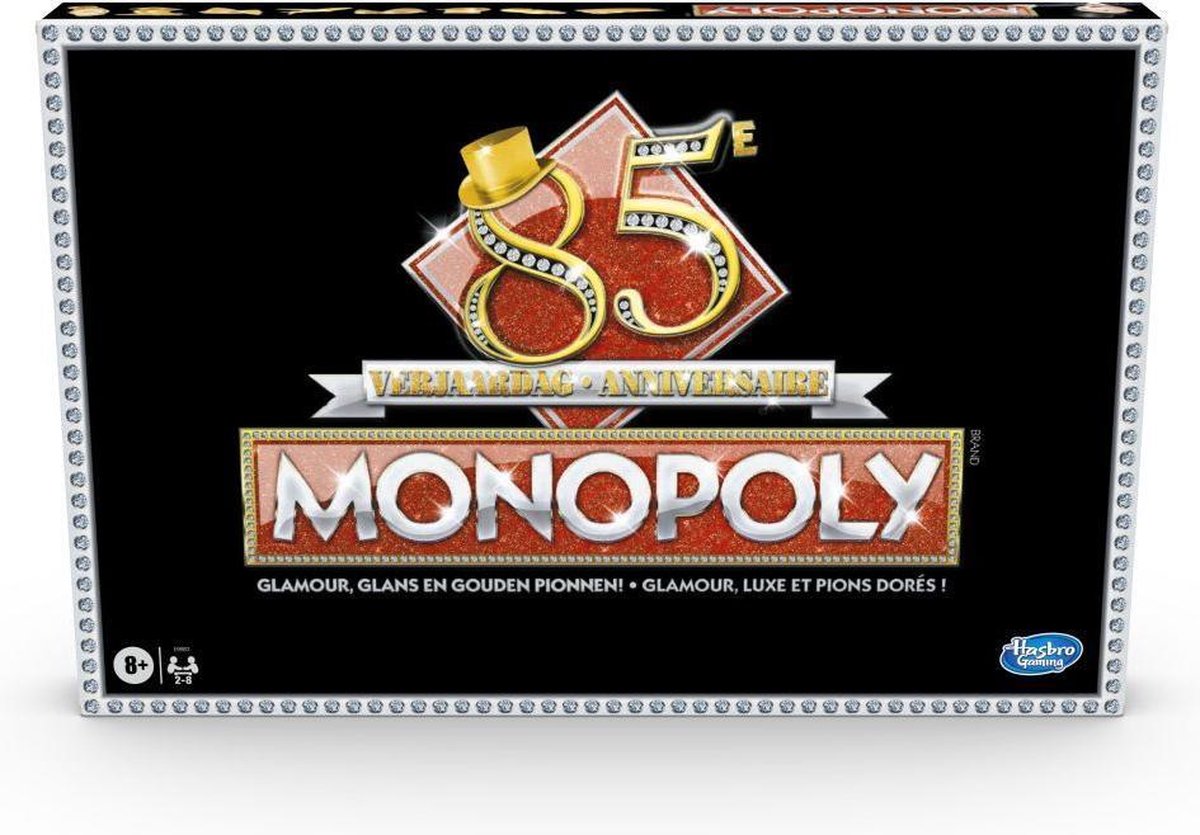 Monopoly 85e Verjaardag Belgische Editie -  Bordspel