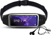 iCall Sportband Heupband - met smartphone houder – universeel - zwart