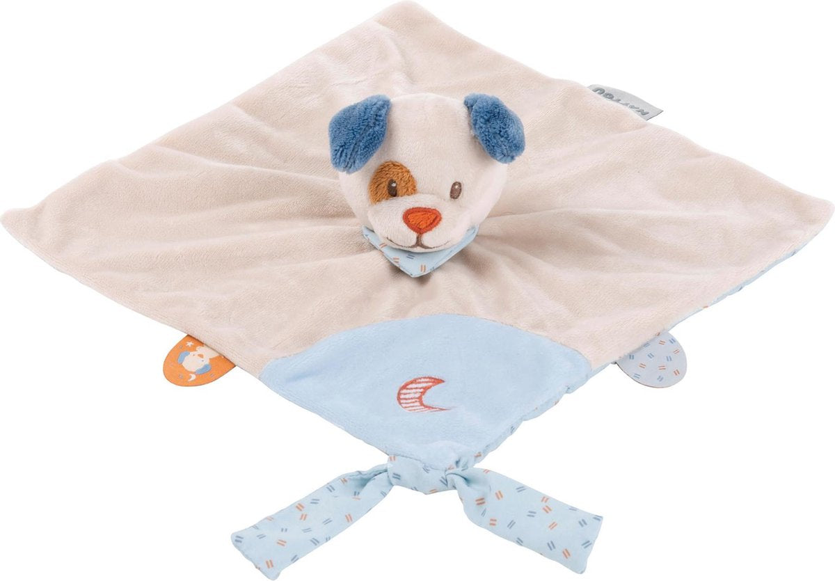Nattou Hond Jim - Doudou Knuffeldoekje - 28 x 28 cm