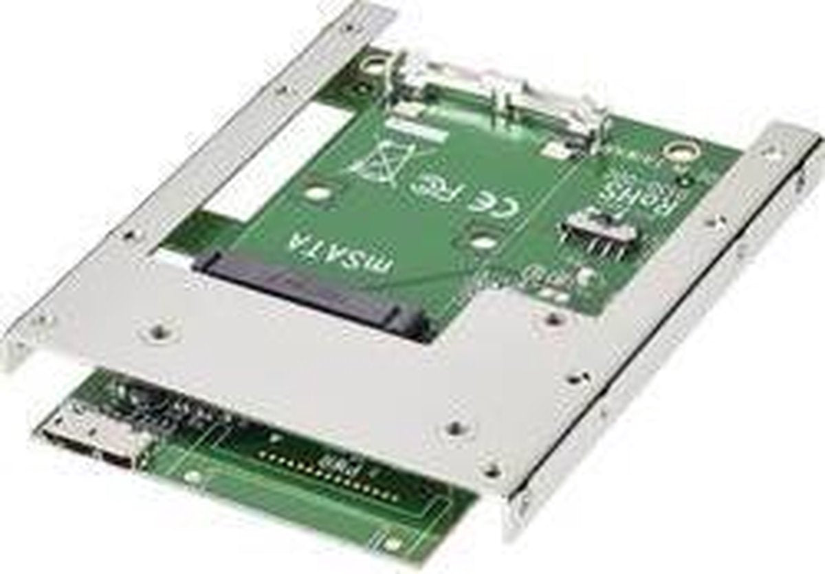 Renkforce Interface-converter [1x Mini-SATA-stekker - 2x Micro-USB 3.2 Gen 1 B bus (USB 3.0)]