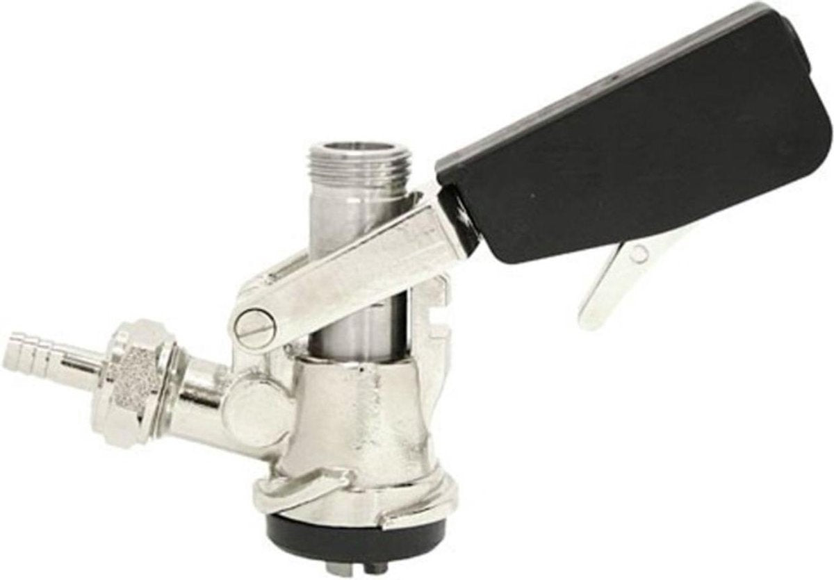 Fustkoppeling - Bierfustaansluiting - Sankey - S korf - Rechte uitgang 2x 5/8".