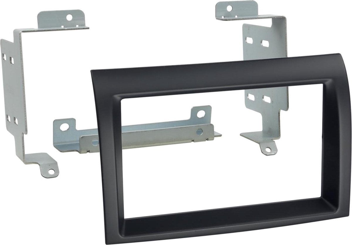 2-DIN Paneel Fiat Ducato - Citroën Jumper - Peugeot Boxer 2011-2015 Kleur: Zwart