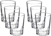 18x Stapelbare drinkglazen/waterglazen transparant 110 ml - Glazen - Drinkglas/waterglas/sapglas