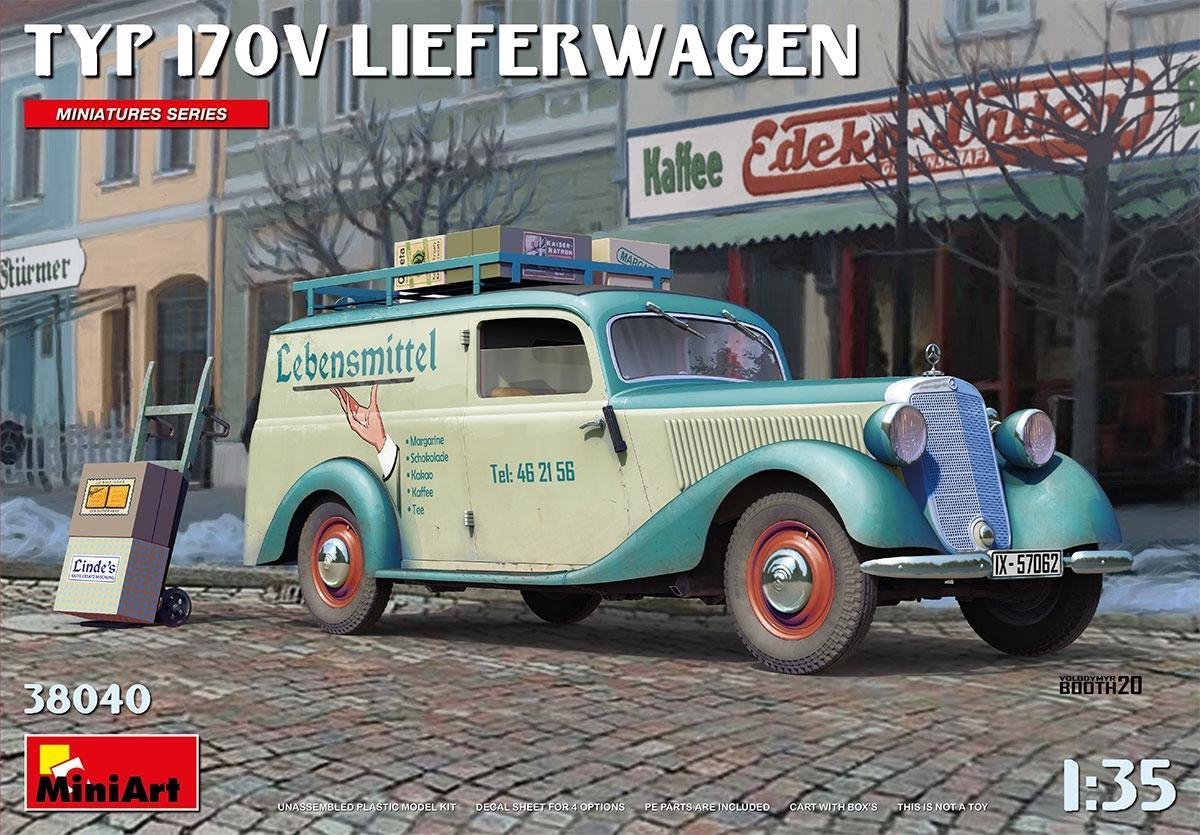 Miniart - Typ 170v Lieferwagen 1:35 (5/20) * - MIN38040 - modelbouwsets