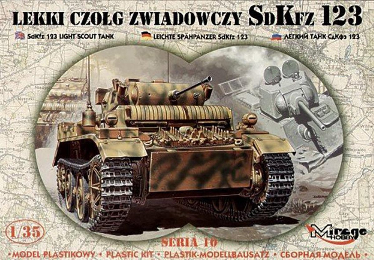 Mirage  SdKfz.123 Light Recce Tank – Luchs + Ammo by Mig lijm
