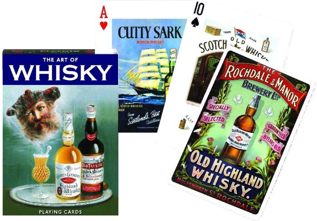 Whisky Speelkaarten - Single Deck