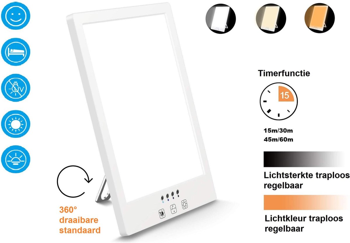 Daglichtlamp met Timer