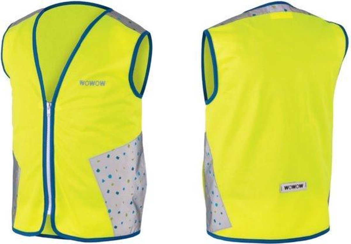 WOWOW Terrazo jacket - veiligheidshesje kind - EN 1150 certificaat - L