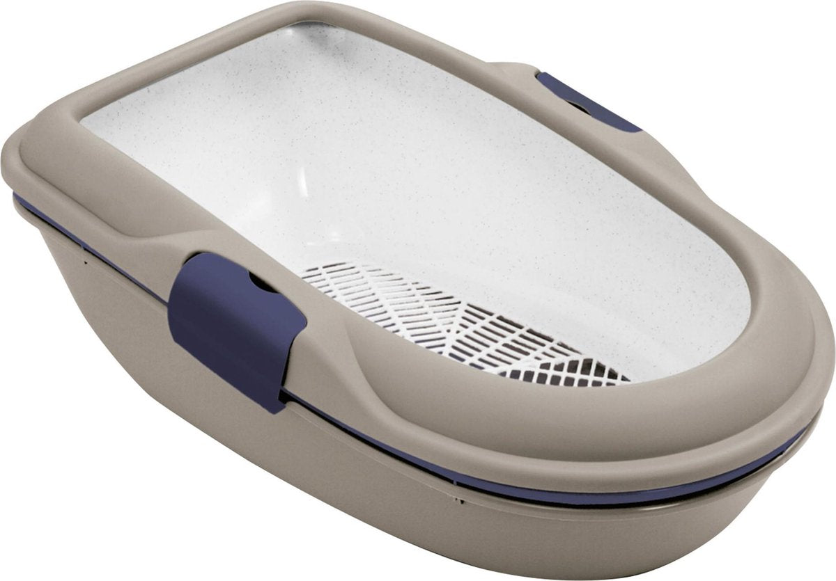 Stefanplast Furba Kattenbak - Met Zeefsysteem - Taupe - 39 x 59 x 22 cm