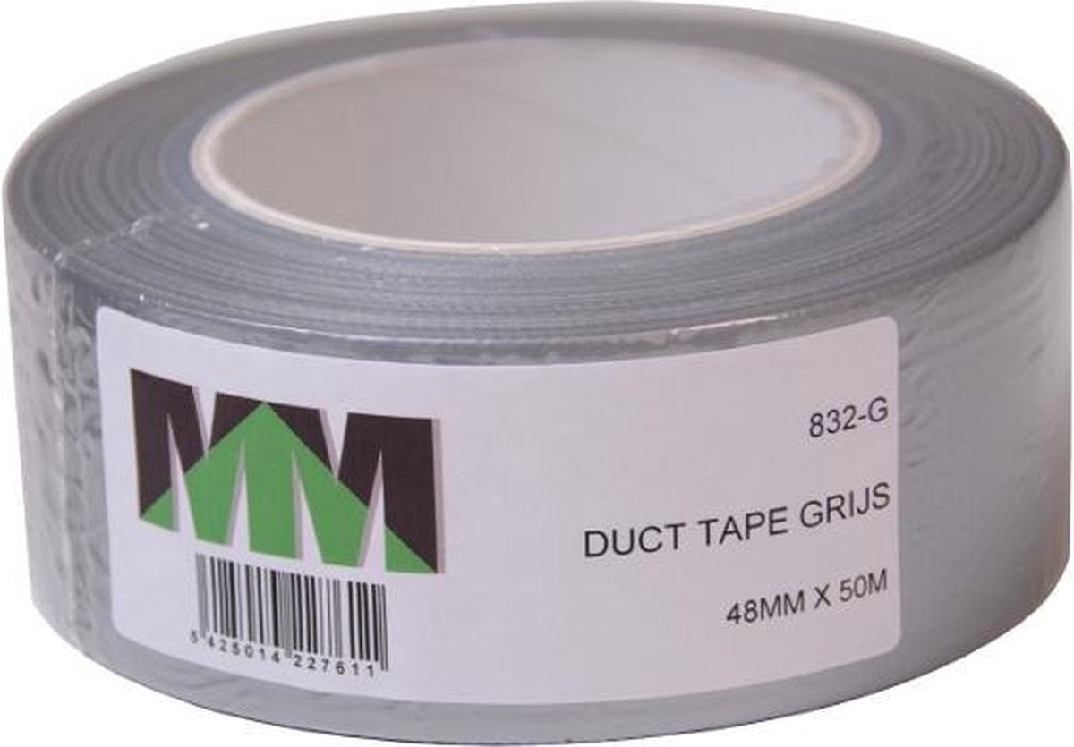 Klauwtape zilver 50mm