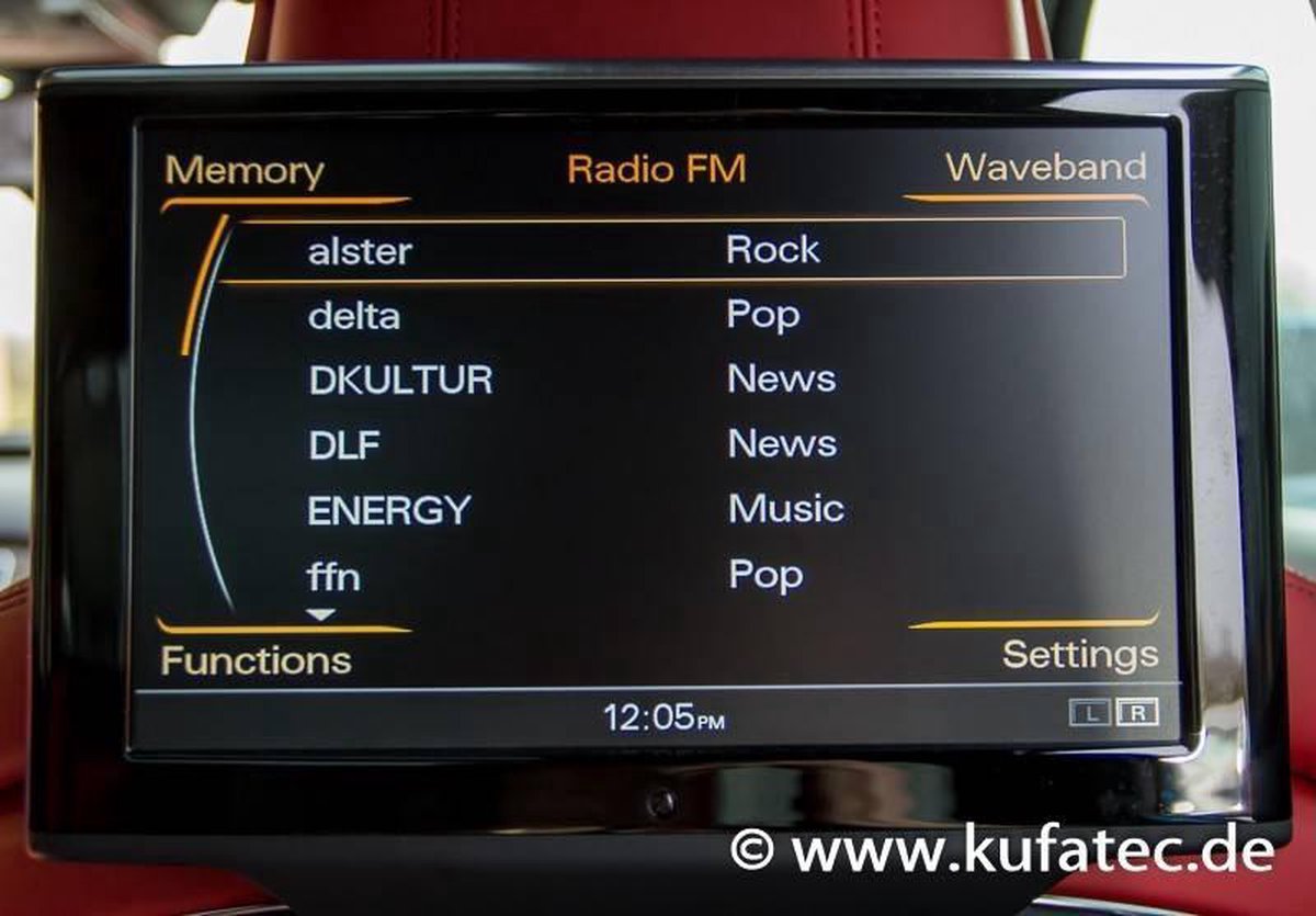 Rear Seat Entertainment System Audi A8 4H