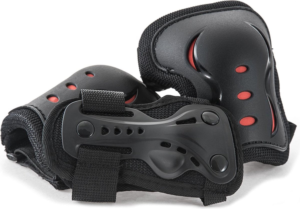 SFR Valbescherming setKinderen - zwart/rood S - JUNIOR