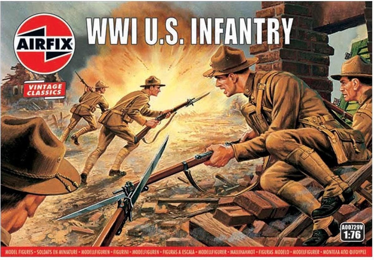 Airfix - Ww1 U.s Infantry (Af00729v)