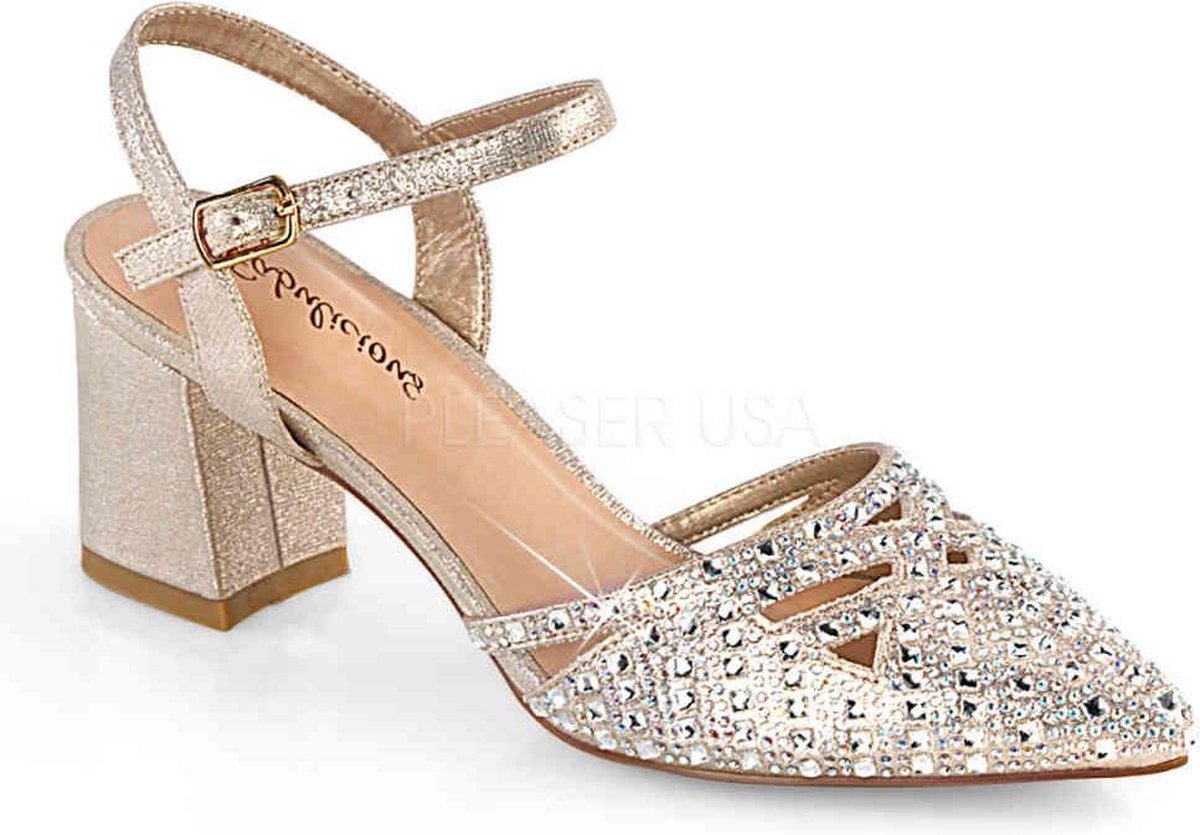 Fabulicious Hoge hakken -38 Shoes- FAYE-06 Creme