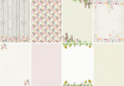Joy!Crafts / Papierset - Design - Spring mood / A4 -12 vellen - 3x4 designs dubbelzijdig geprint - 200 grams / Hobby Paaspapier