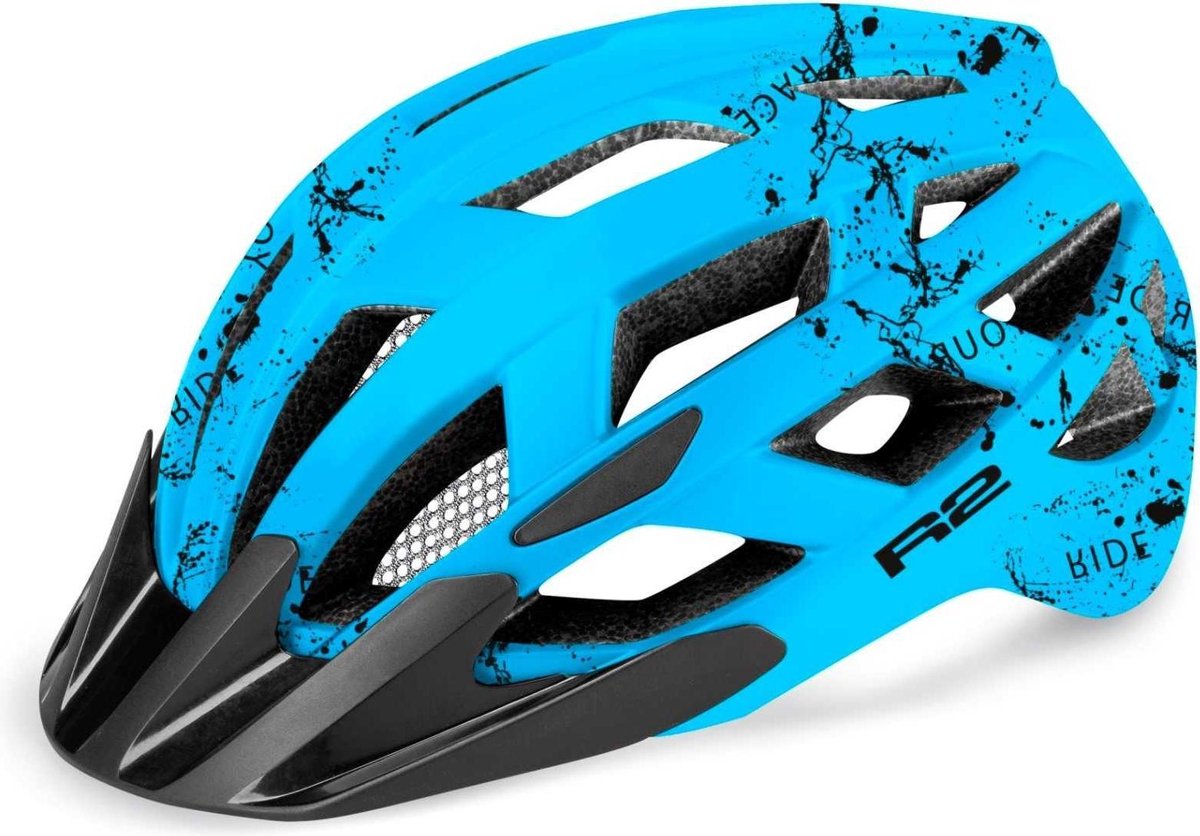 R2 Lumen Kinderen Fietshelm Blauw S (52 - 55cm)