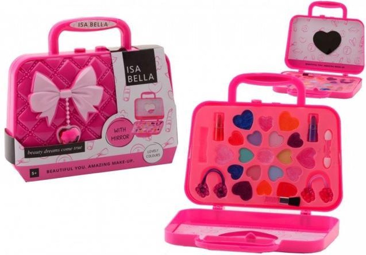Isabella make-up koffer met spiegel