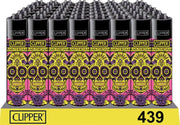 Clipper Aansteker - Amsterdam Mexican Skulls - 4 stuks
