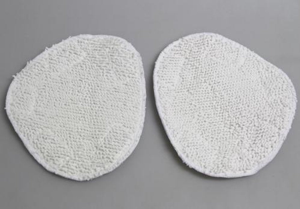 Microvezeldoek 2stuks pads voor stoomreiniger origineel Ariete Delonghi 14137