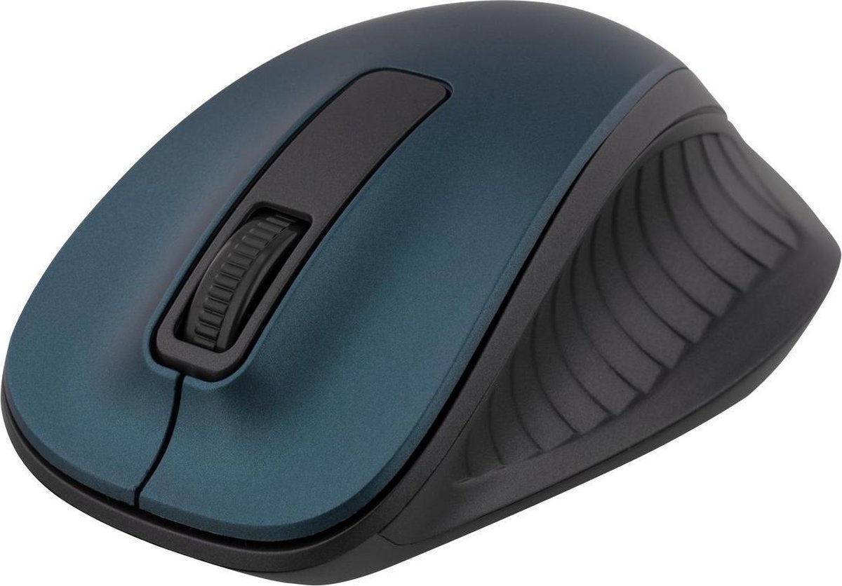 DELTACO MS-708 Draadloze optische muis 1200 DPI - Ergonomisch - Blauw