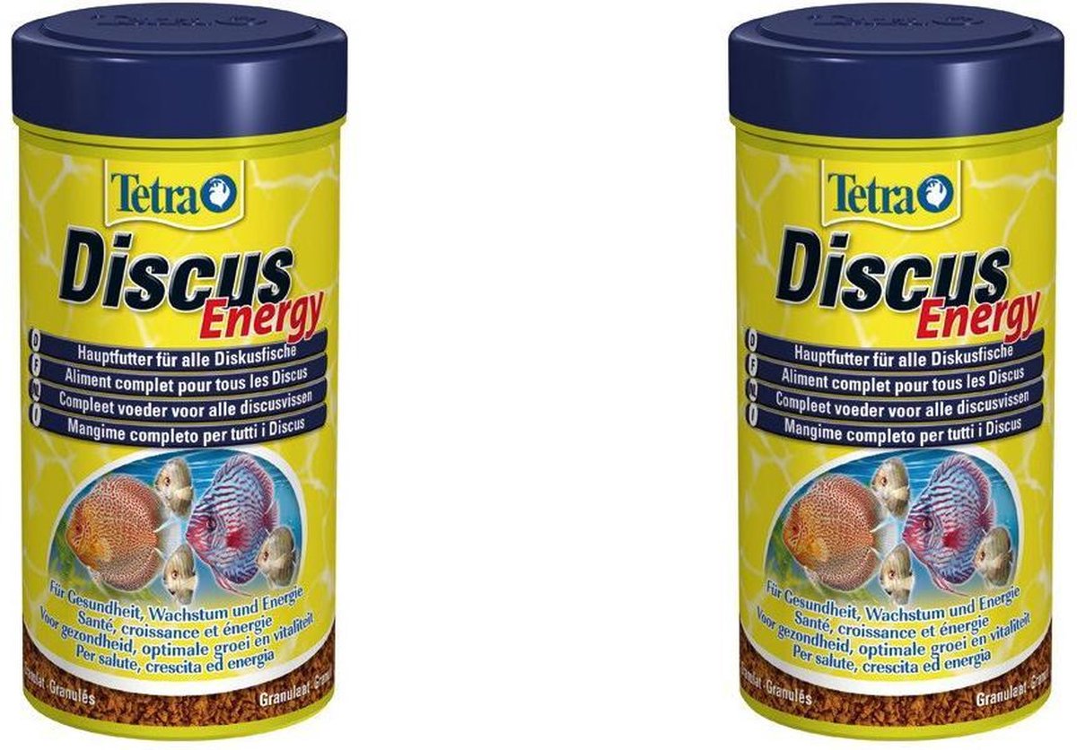 Tetra discus cichlid energievoer 250ml per 2 verpakkingen
