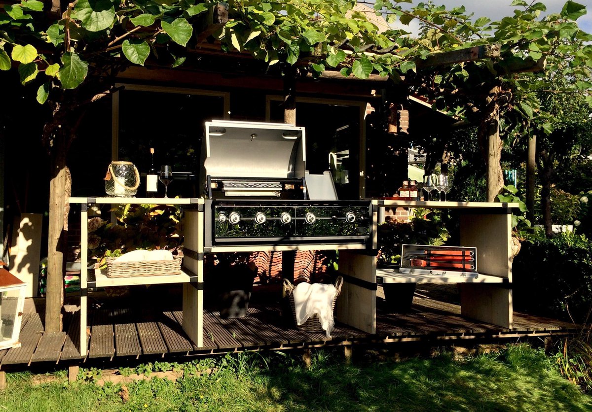 Boretti Ligorio Top Buitenkeuken - 6 branders - Grijs