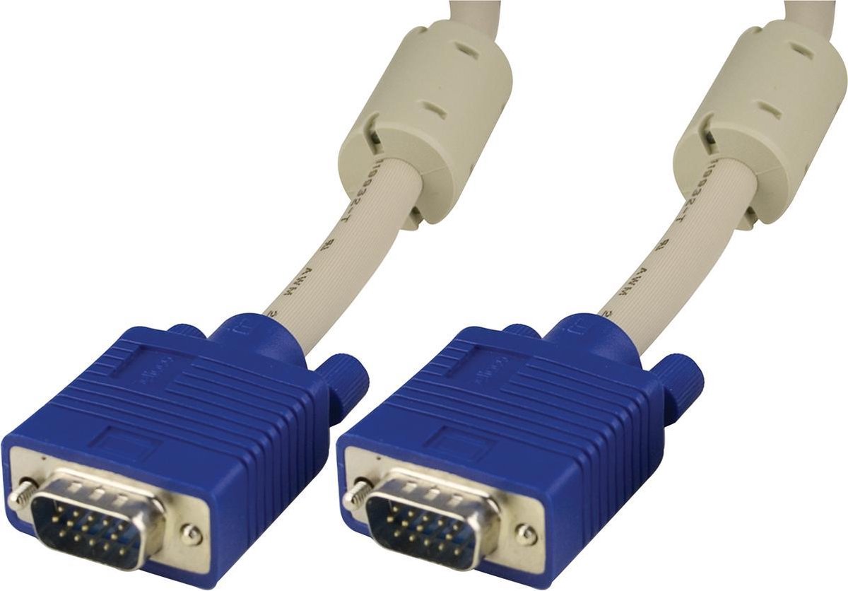 Deltaco - VGA (D-Sub) naar VGA (D-Sub) - 10 m