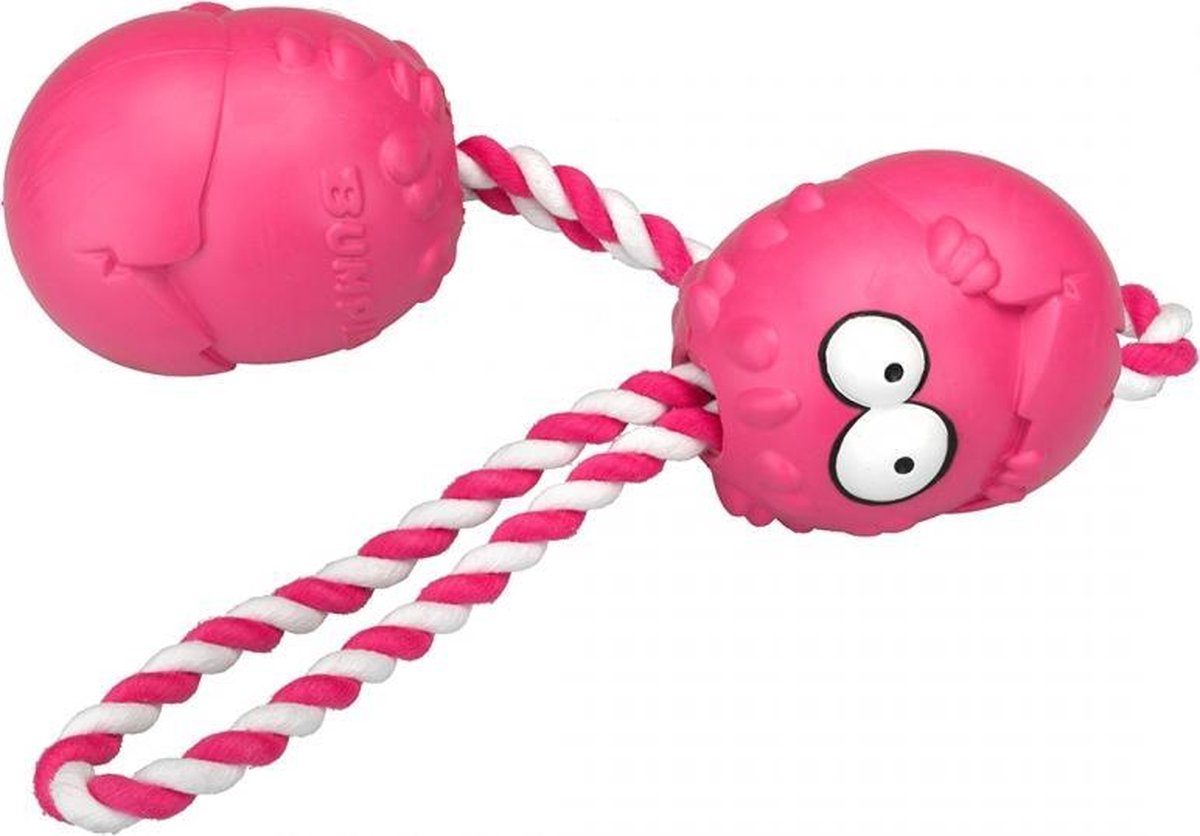 Coockoo Bumpies met touw strawberry hot Roze L - 13-30kg