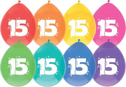 40 x ballonnen - 15 jaar -