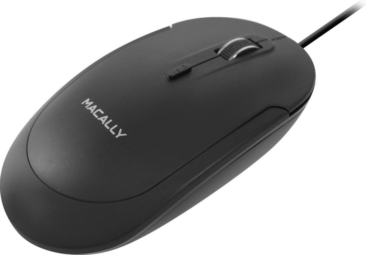 Macally DYNAMOUSE Optische USB Muis Zwart