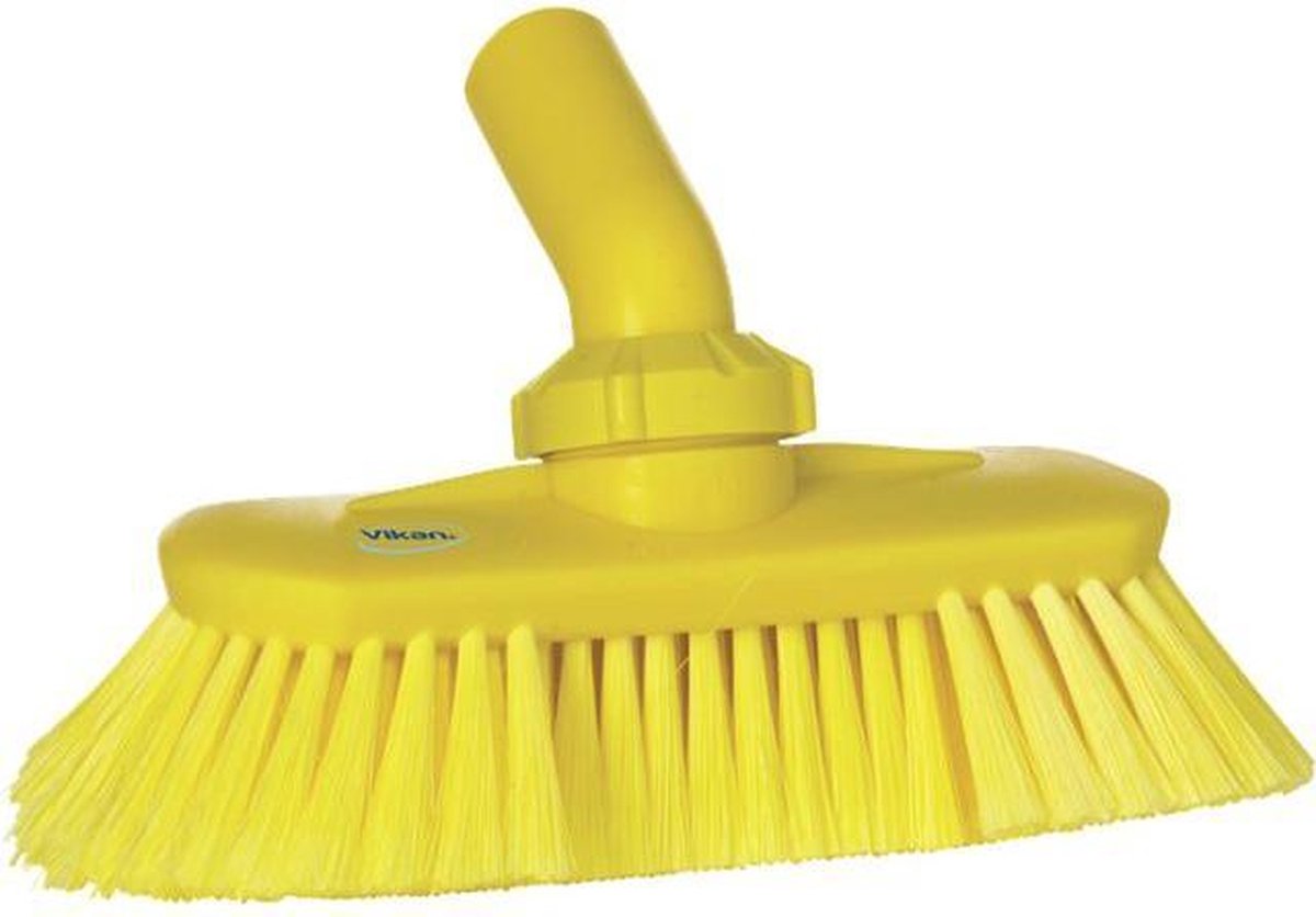 Vikan Hygiene 7067-6 wandborstel geel  zachte splitvezel