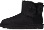 UGG - Dames Snowboots Mini Bailey Buttons II Black - Zwart - Maat 37