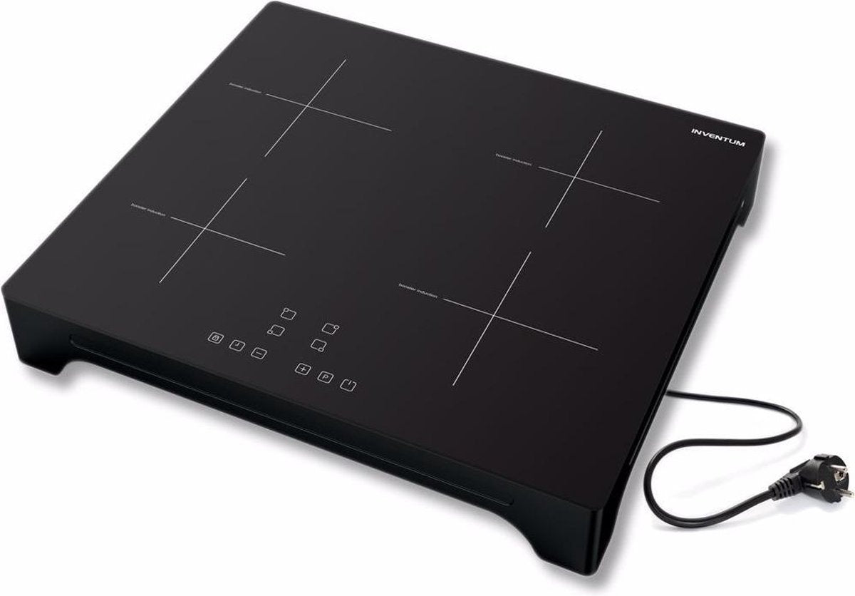Inventum VKI5510ZWA - Vrijstaande Elektrische Kookplaat - Zwart
