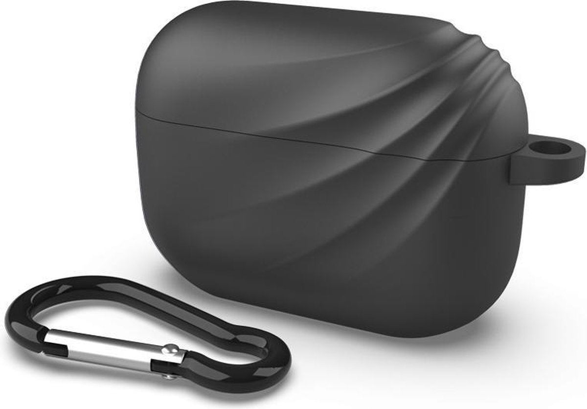 Apple Airpods Pro case met haakje - Zwart Deluxe