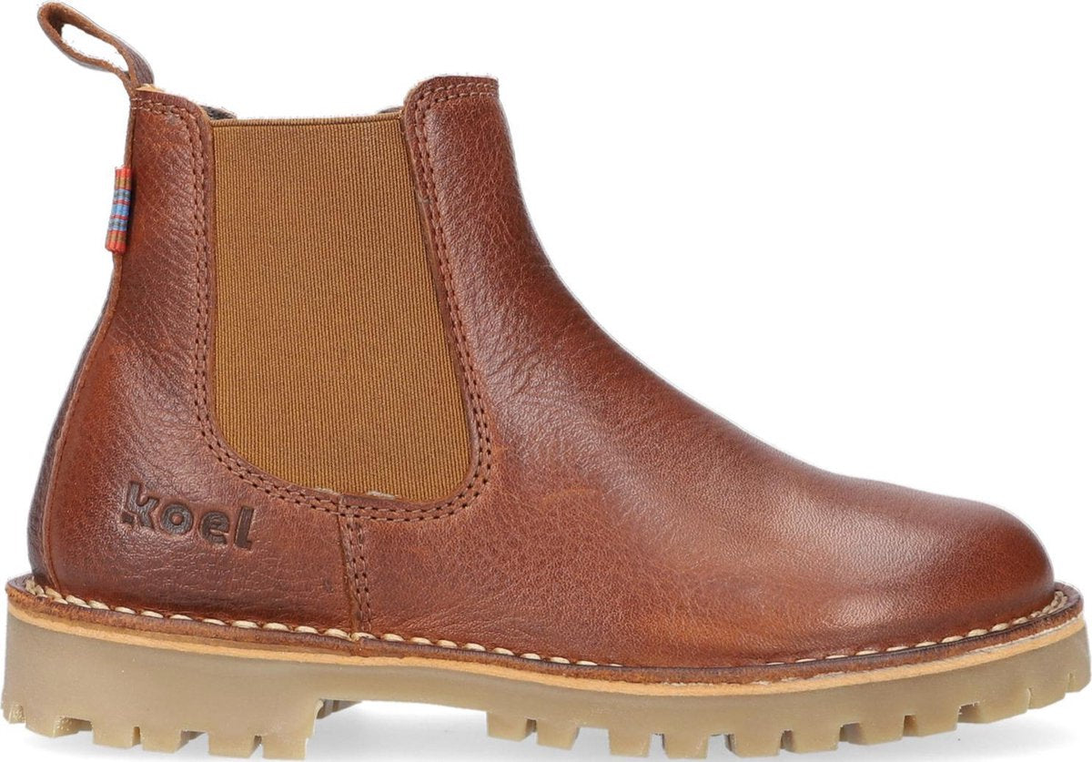Koel4kids 13m001 Chelsea boots - Enkellaarsjes - Meisjes - Cognac - Maat 32