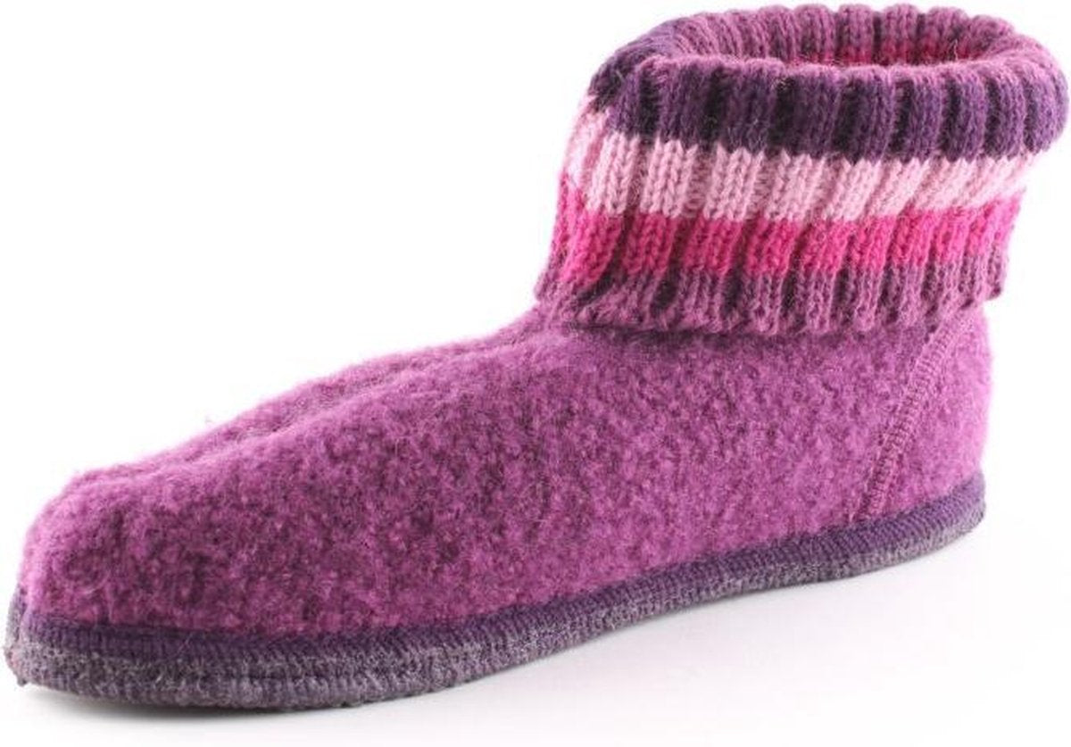 Haflinger sokpantoffel model Paul kleur Begonia maat 36