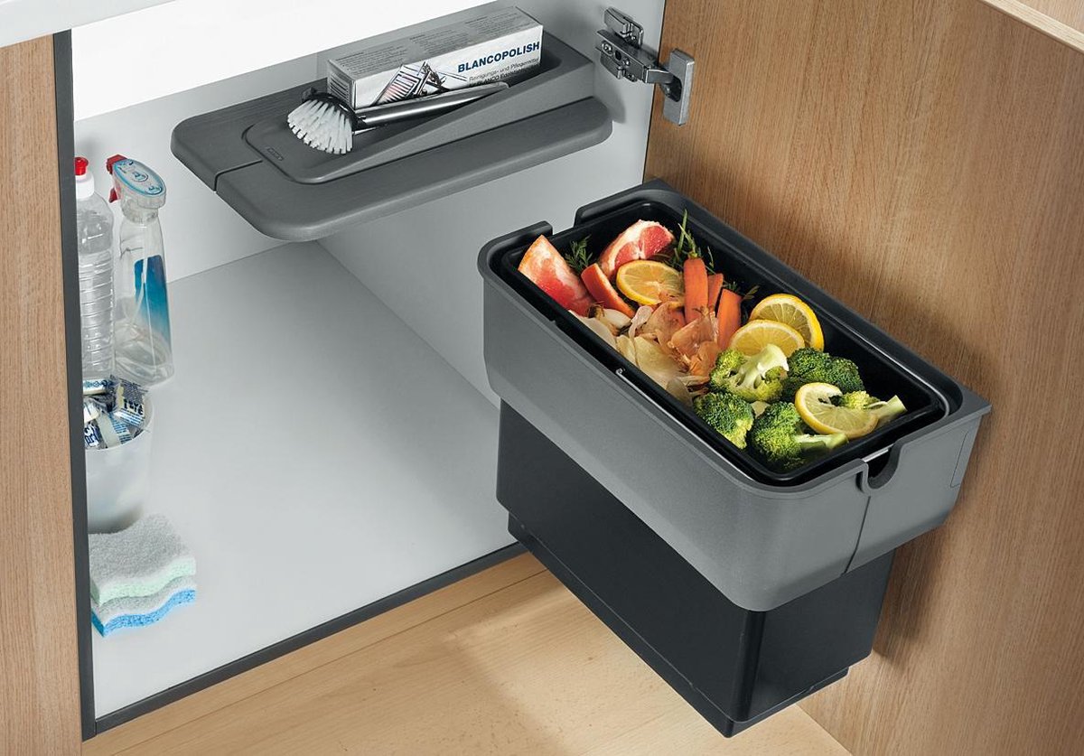 Blanco Select Singolo Inbouw Prullenbak - 14 l