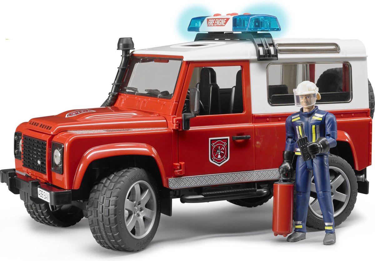 Bruder - Land Rover Defender Fire Department Vehicle (2596)