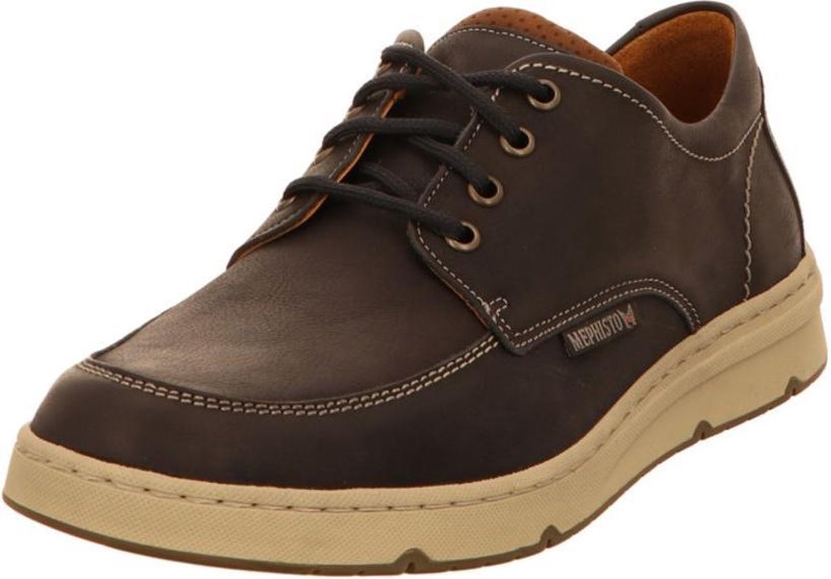 Mephisto - Justin Kansas - Casual schoen veter - Heren - Maat 44 - Blauw;Blauwe - 2045/2035 -Navy