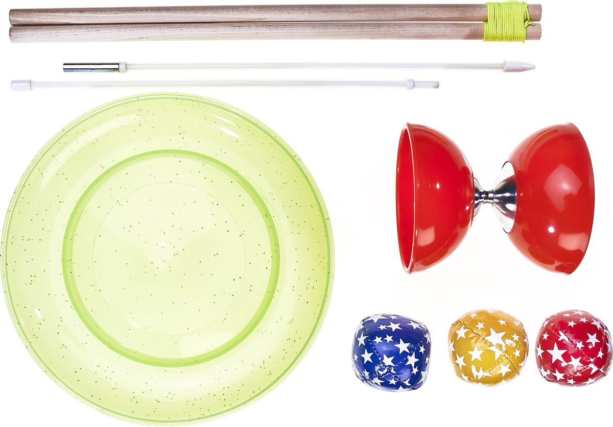 Acrobat Junior Juggling SET (diabolo/Plate/Balls)