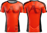 T-shirt Arawaza | dry-fit | oranje-zwart - Product Kleur: Oranje / Product Maat: M