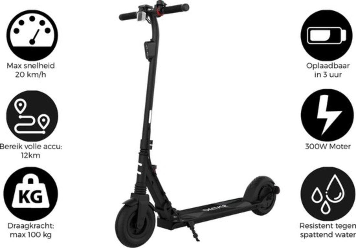 Denver Elektrische Step - SEL-80130 - E-Step met aluminium frame - E-Scooter - 300W Elektrische motor - Zwart