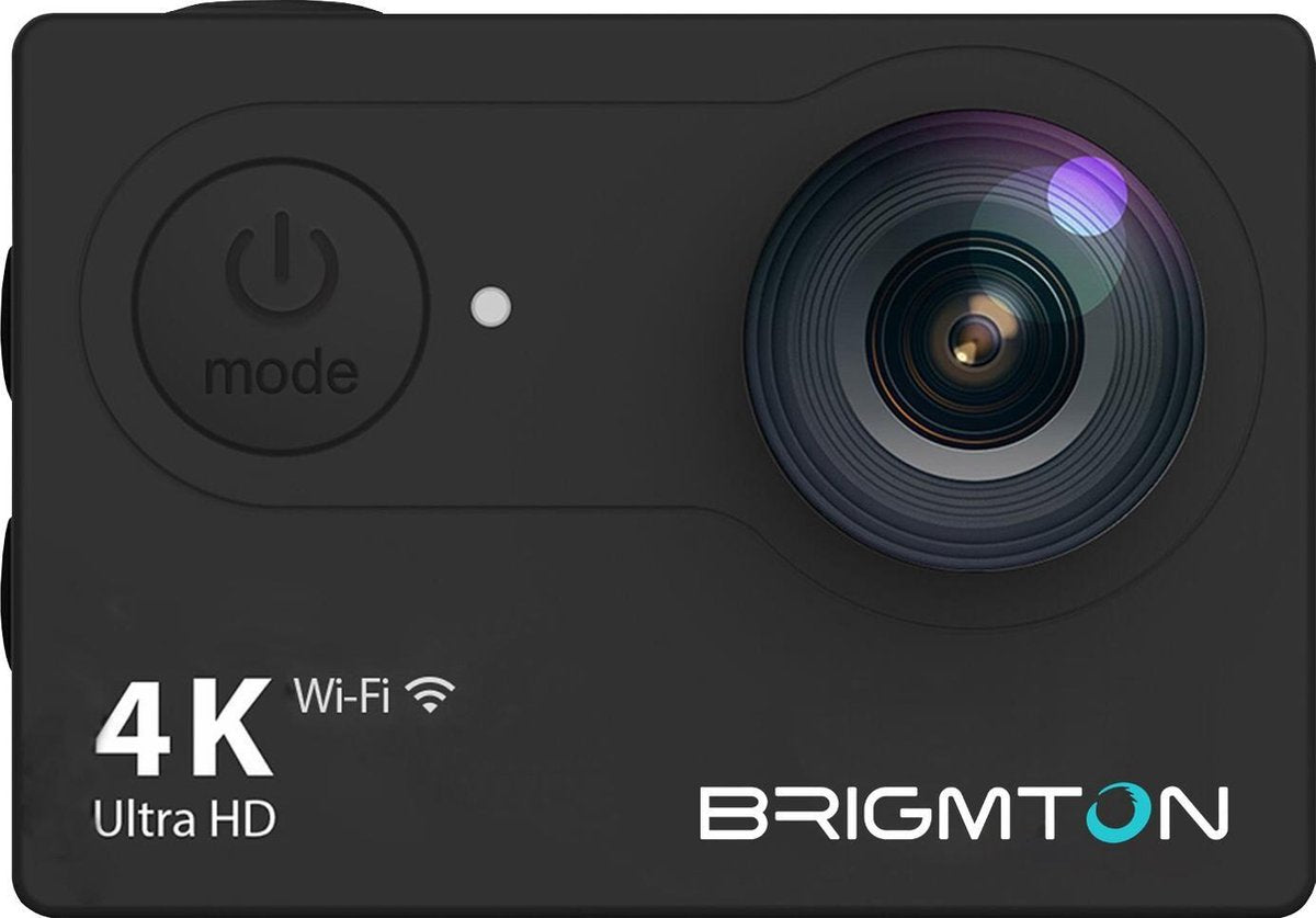 Brigmton Bsc-10hd4k Action Sports Camera 4k Ultra Hd 20 Mp Wi-fi 65 G