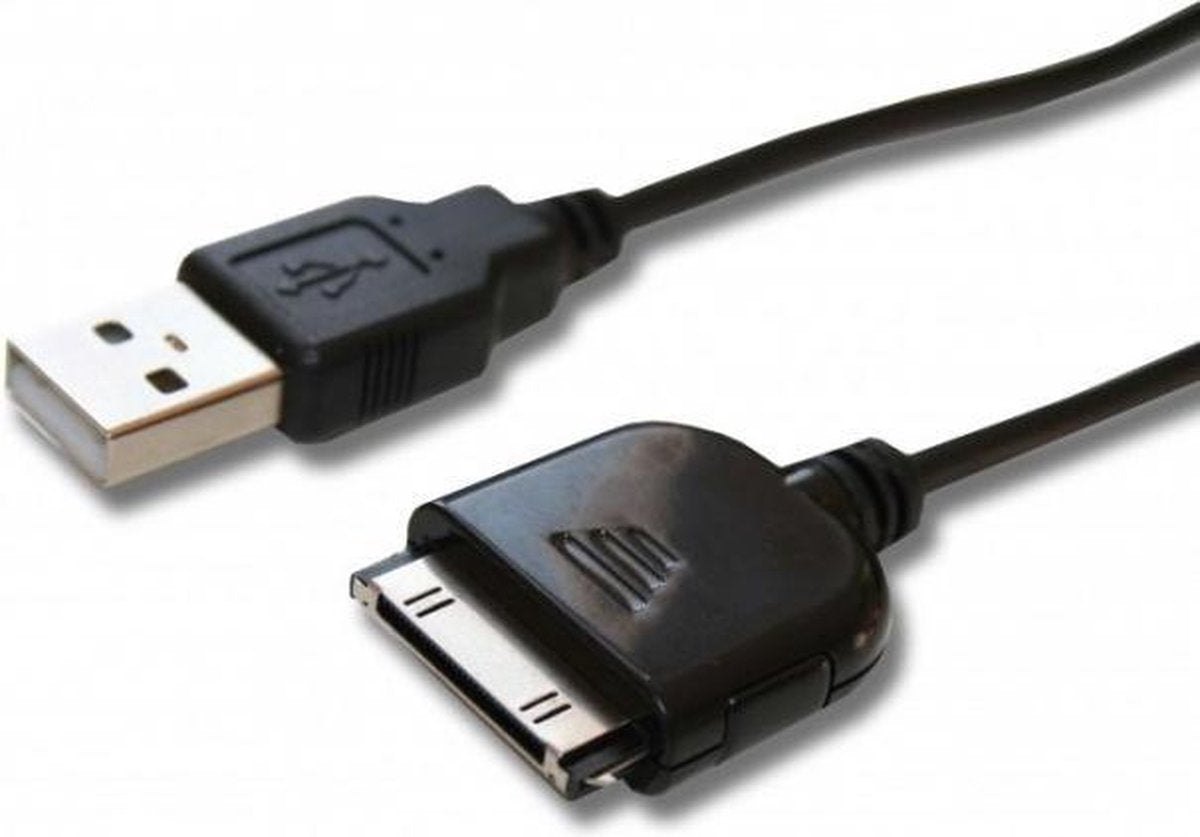 VHBW USB kabel voor Sandisk Sansa mp3 speler - 1 meter