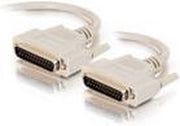 C2G 3m DB25 M/M Cable printerkabel Beige