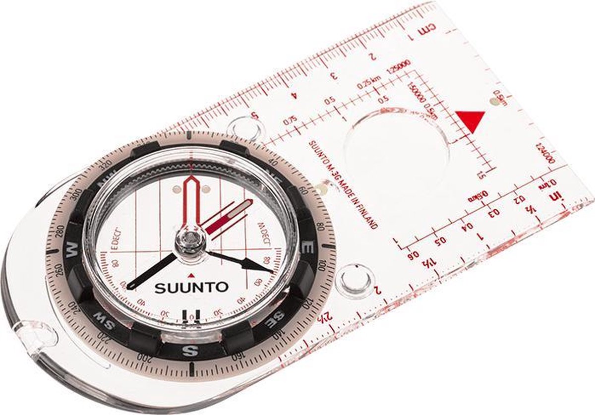 SUUNTO M-3 Plaatkompas Global - Transparant