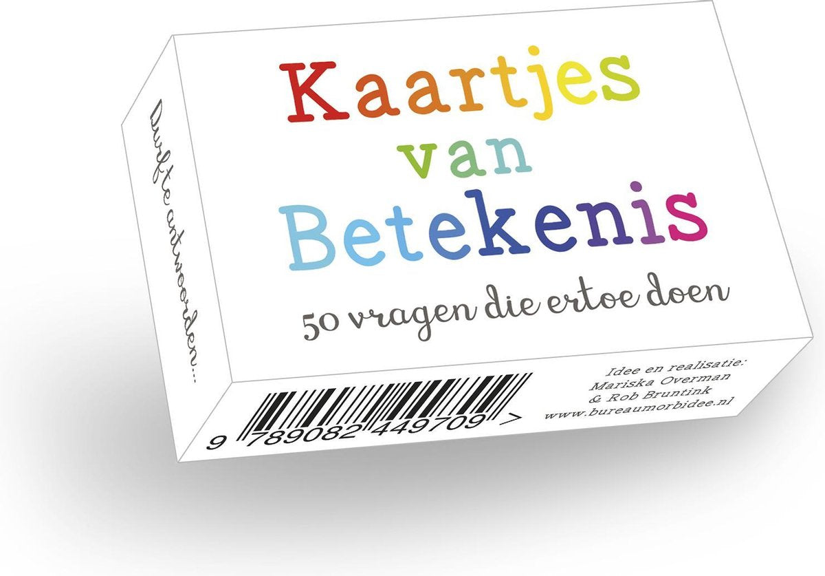 Kaartjes van Betekenis - 50 vragen die er toe doen