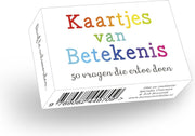 Kaartjes van Betekenis - 50 vragen die er toe doen
