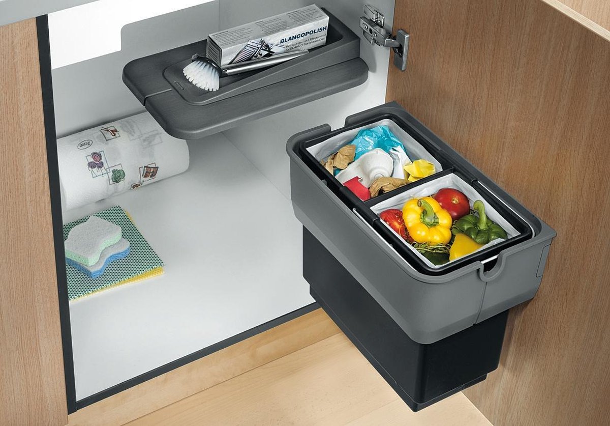 Blanco Select Singolo-S Inbouw Prullenbak - 14 l