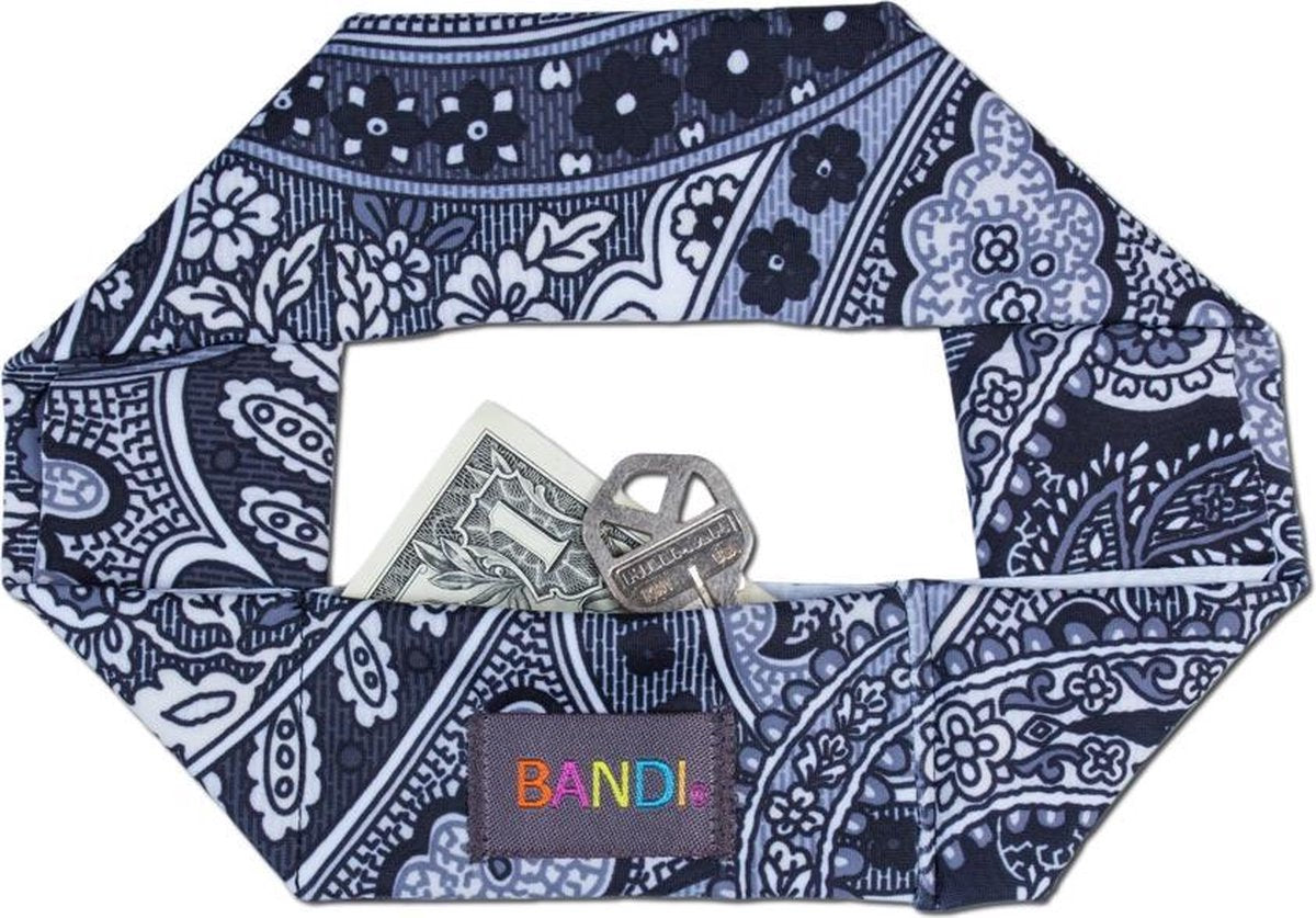 BANDI Black Paisley Hoofdband
